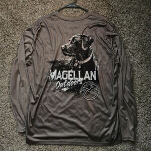 Magellan Outdoors Tan Long Sleeve Shirt